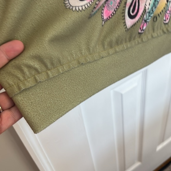 Colorful Bohemian Patterned Women's Top with animal print - size 2XL - Picture 3 of 7